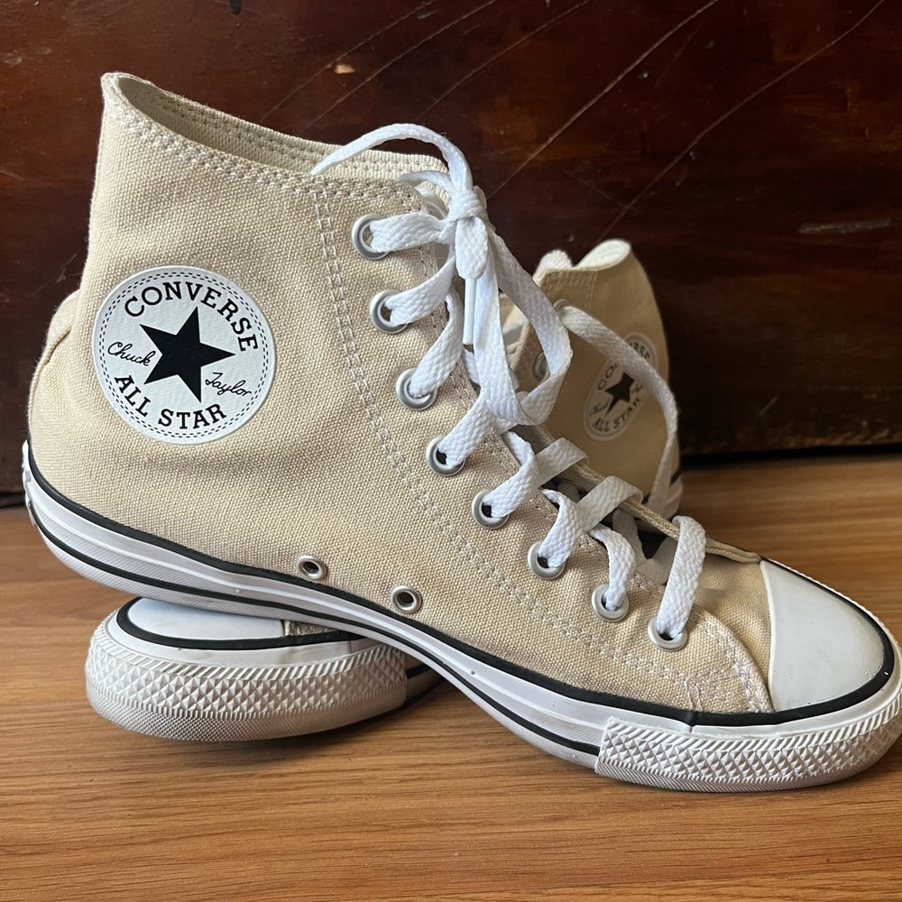 Converse High-tops.